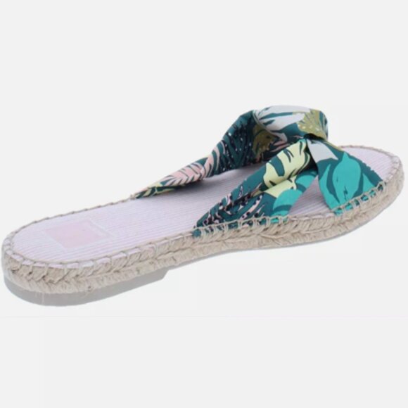 NIB [Dolce Vita] Benicia Green Espadrilles Flat Slide Sandals - Multiple Sizes! - Picture 3 of 9